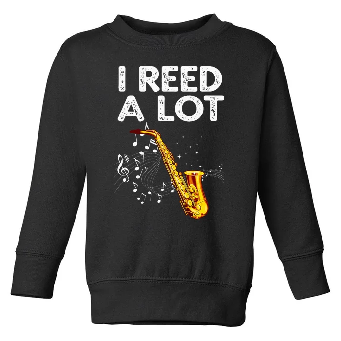 Funny Saxophone Tenor Saxophone Player Toddler Sweatshirt