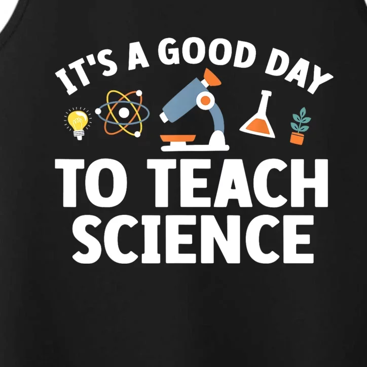 Funny Science Teacher Art For Nerd Physics Teacher Performance Tank