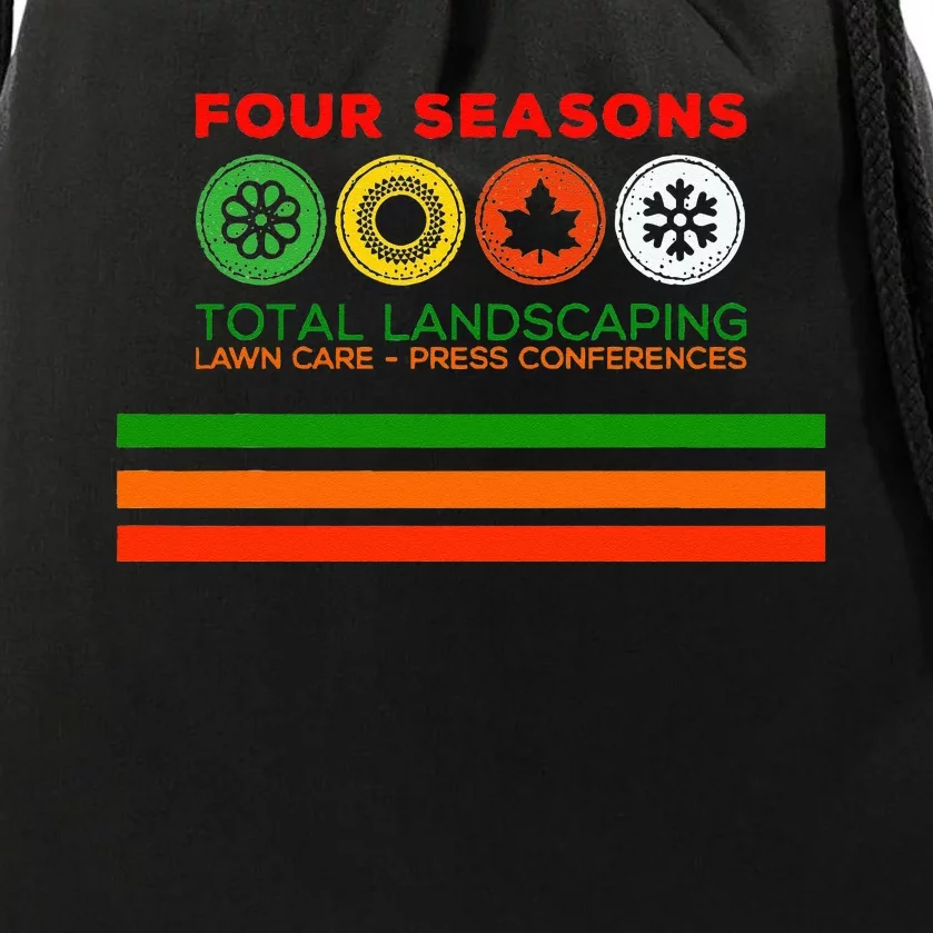 Four Season Total Landscaping Graphic Unisex S Drawstring Bag