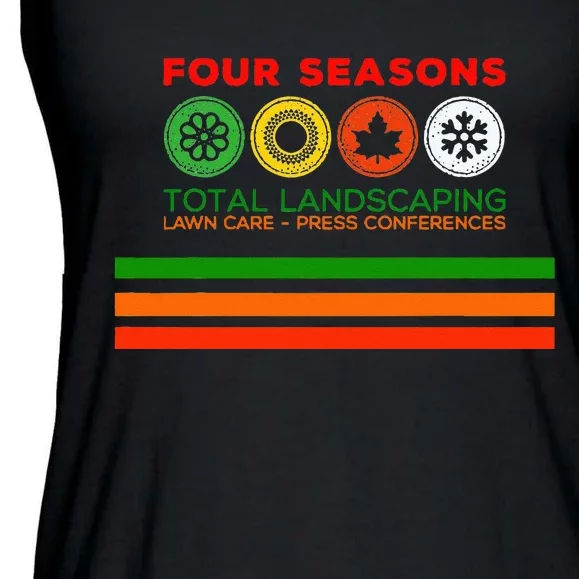 Four Season Total Landscaping Graphic Unisex S Ladies Essential Flowy Tank