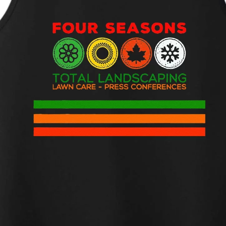 Four Season Total Landscaping Graphic Unisex S Performance Tank