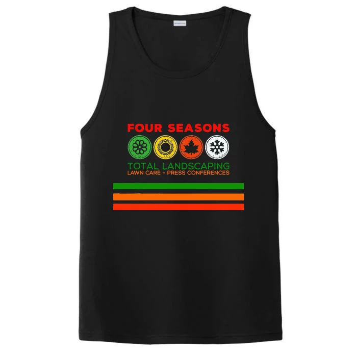 Four Season Total Landscaping Graphic Unisex S Performance Tank