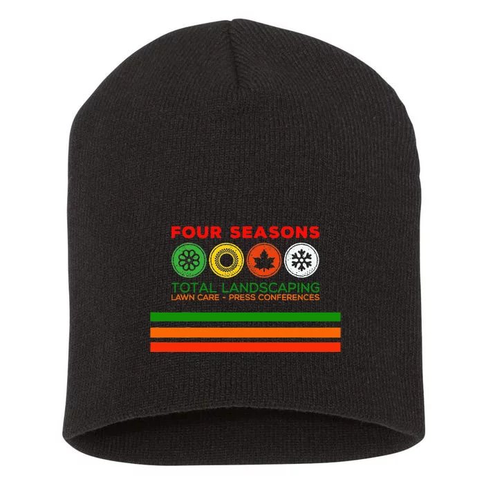 Four Season Total Landscaping Graphic Unisex S Short Acrylic Beanie