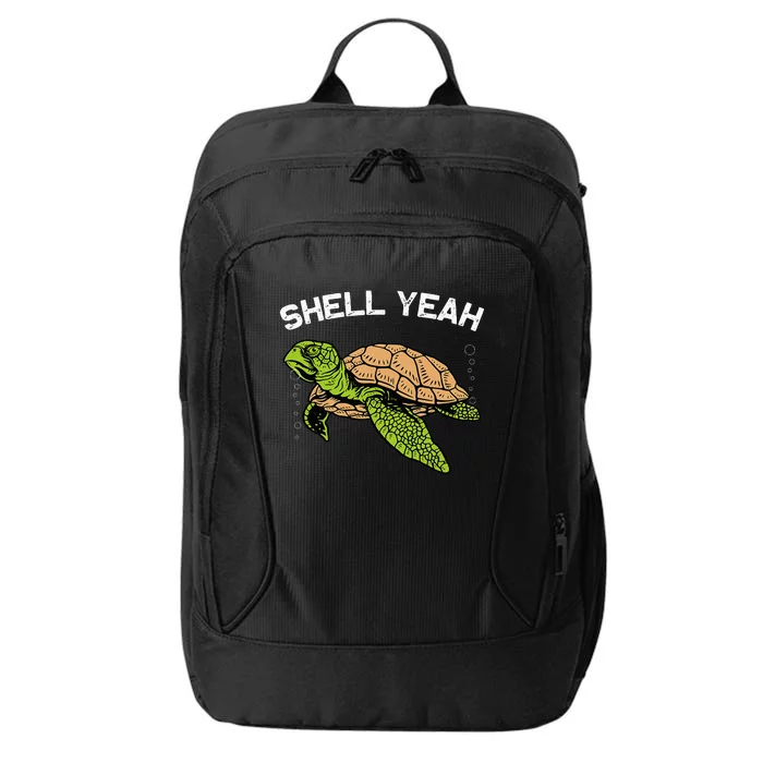 Funny Sea Turtle Art For Sea Turtle Animal Lover City Backpack