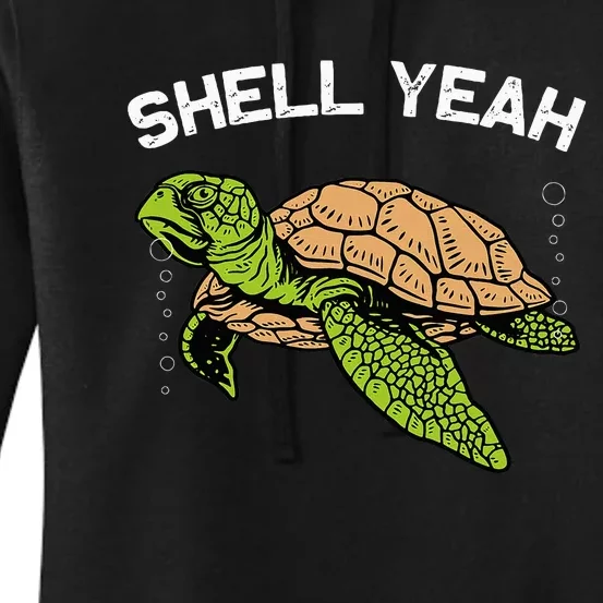 Funny Sea Turtle Art For Sea Turtle Animal Lover Women's Pullover Hoodie