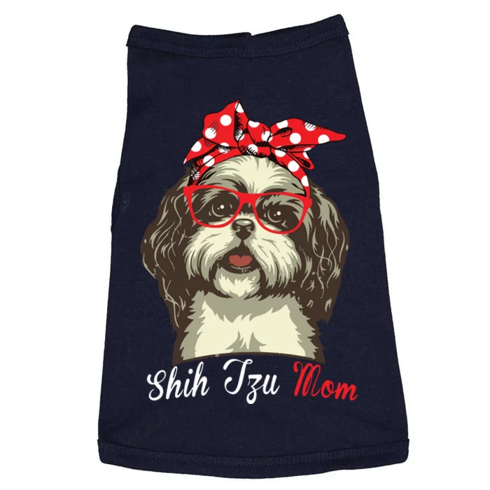 Funny Shih Tzu Mom For Shih Tzu Dog Lovers Premium Doggie Tank