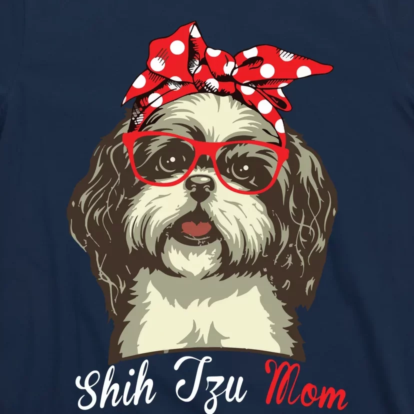 Funny Shih Tzu Mom For Shih Tzu Dog Lovers Premium T-Shirt