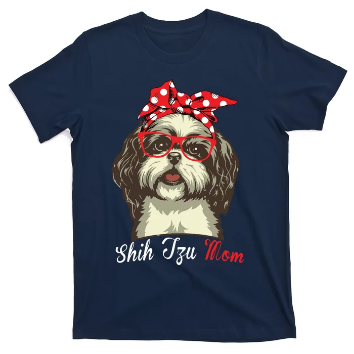 Funny Shih Tzu Mom For Shih Tzu Dog Lovers Premium T-Shirt