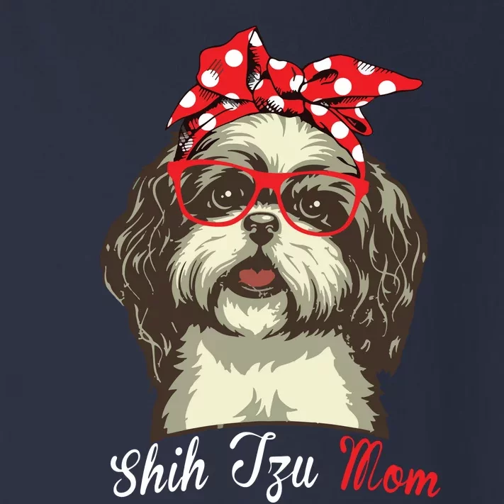 Funny Shih Tzu Mom For Shih Tzu Dog Lovers Premium Toddler Long Sleeve Shirt