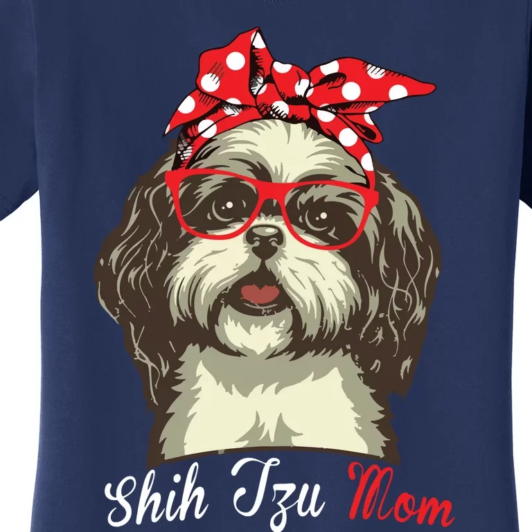 Funny Shih Tzu Mom For Shih Tzu Dog Lovers Premium Women's T-Shirt