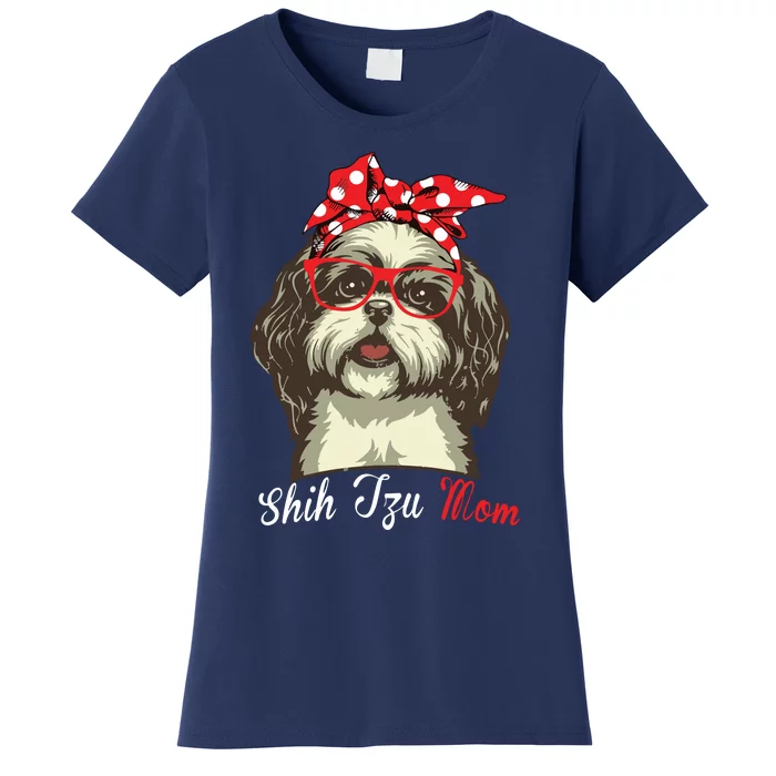 Funny Shih Tzu Mom For Shih Tzu Dog Lovers Premium Women's T-Shirt