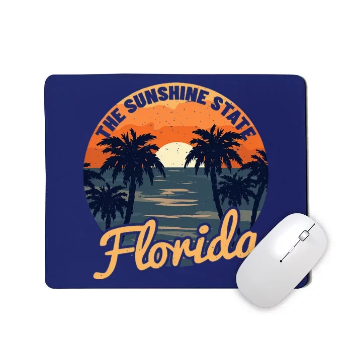 Florida Sunset Throwback Design Classic Mousepad