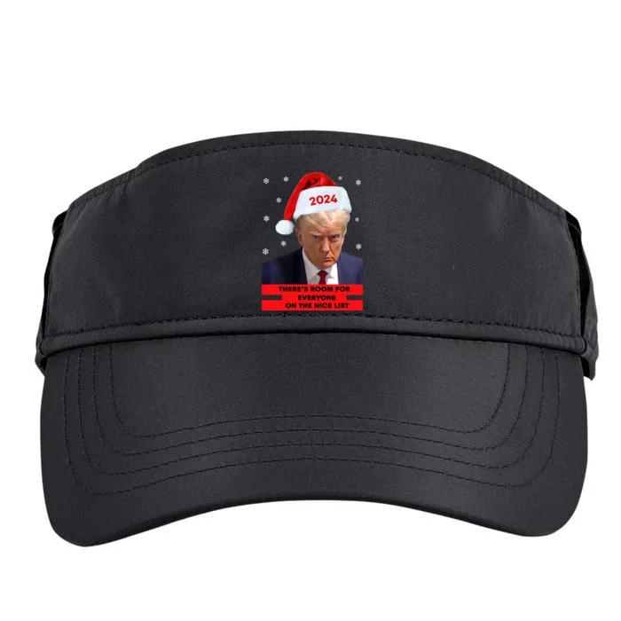 Funny Santa Trump ThereS Room For Everyone On The Nice List Adult Drive Performance Visor