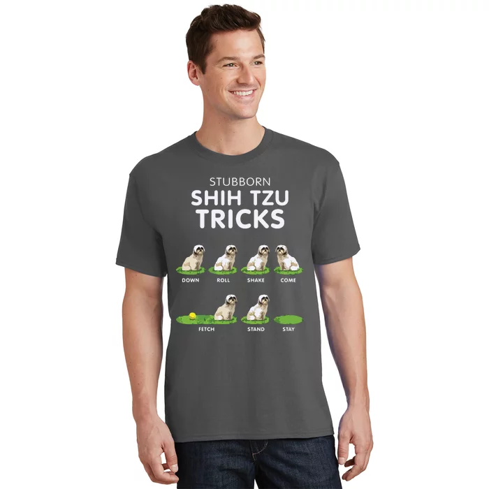 Funny Shih Tzu Trick For Men Women Kids Dog Lover T-Shirt