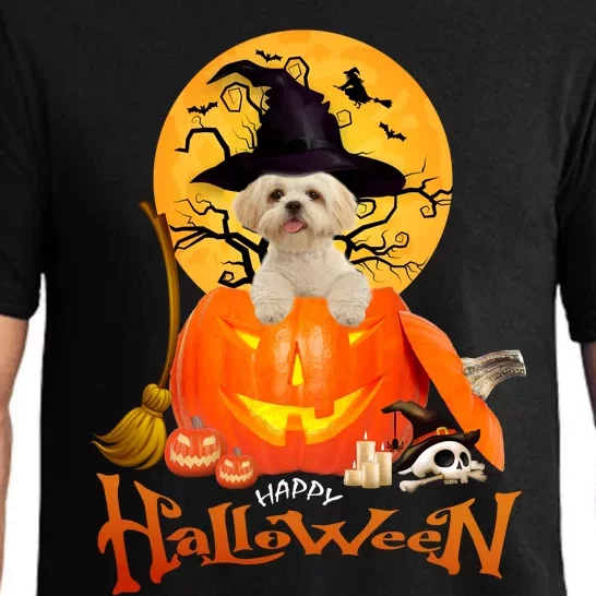 Funny Shih Tzu Spooky Halloween Pajama Set