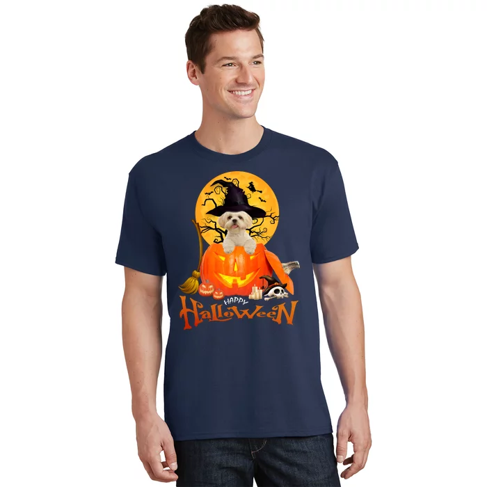 Funny Shih Tzu Spooky Halloween T-Shirt