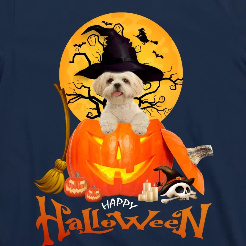 Funny Shih Tzu Spooky Halloween T-Shirt