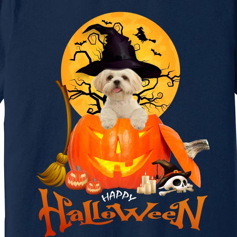 Funny Shih Tzu Spooky Halloween Premium T-Shirt