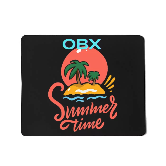 Fun Summer Time Beach Ocean Breeze Sand Palm Trees Sun Mousepad