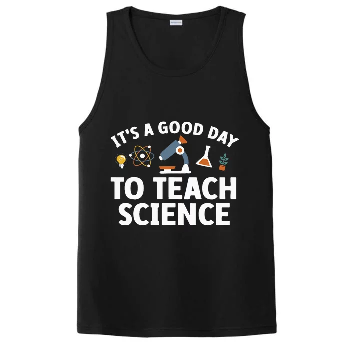 Funny Science Teacher Art For Nerd Physics Teacher Performance Tank