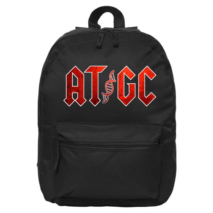 Funny Science Teacher Gift DNA ATGC 16 in Basic Backpack