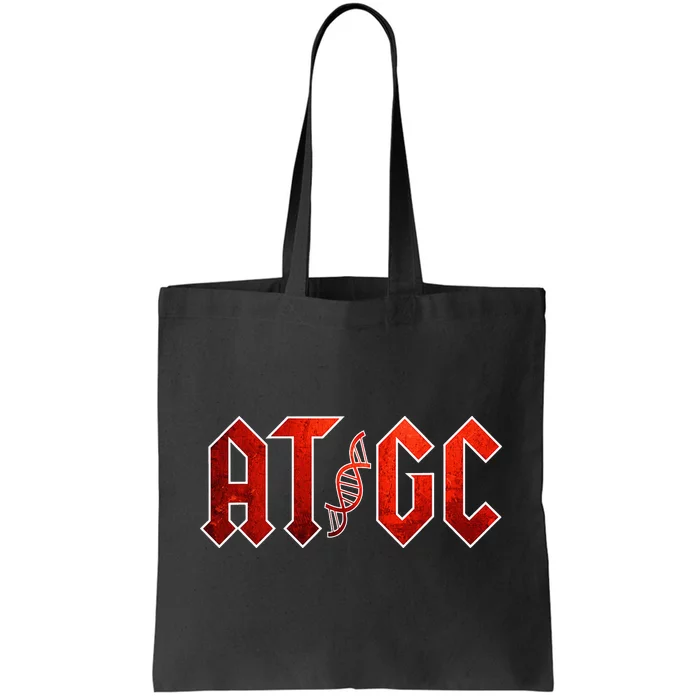 Funny Science Teacher Gift DNA ATGC Tote Bag