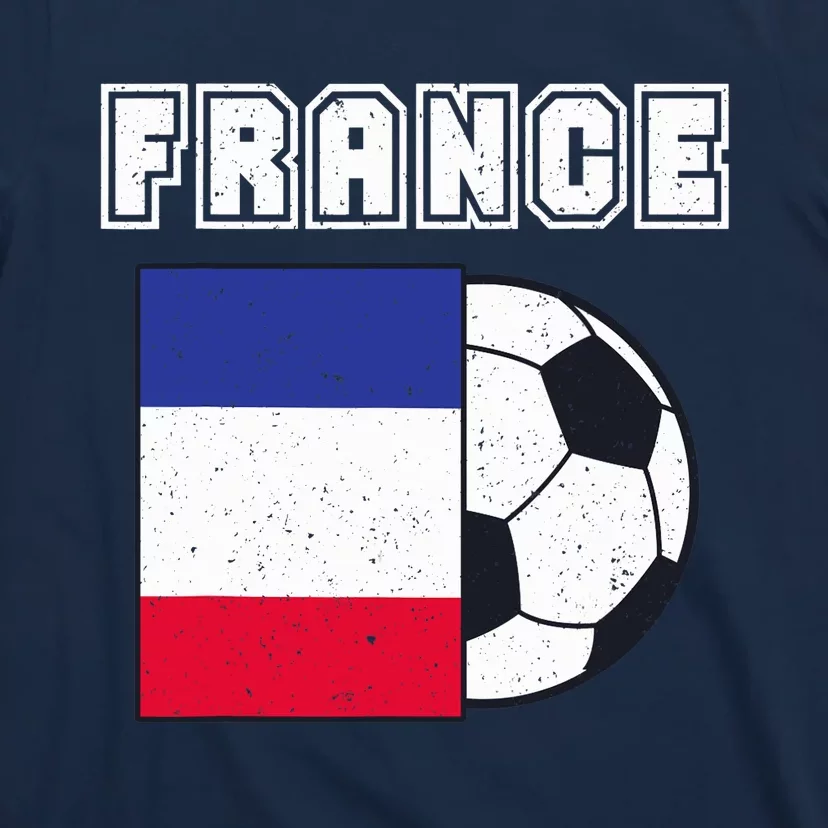 France Soccer Team Flag T-Shirt