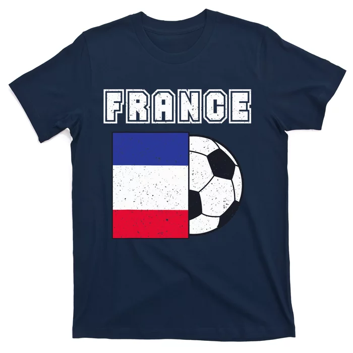 France Soccer Team Flag T-Shirt