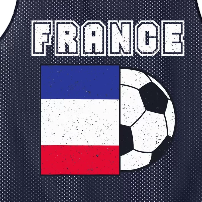 France Soccer Team Flag Mesh Reversible Basketball Jersey Tank