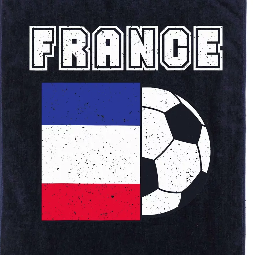 France Soccer Team Flag Platinum Collection Golf Towel