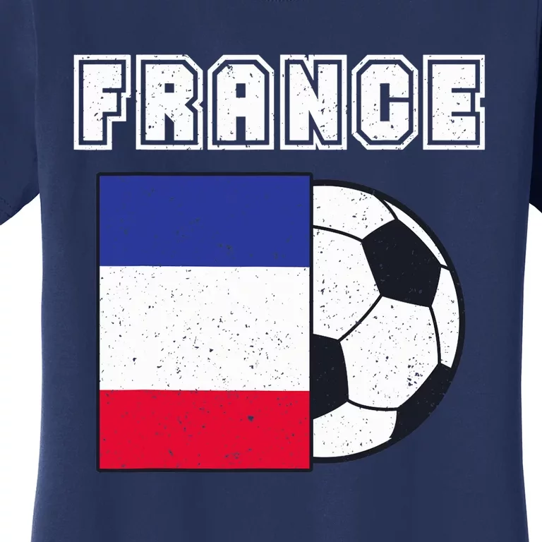 France Soccer Team Flag Women's T-Shirt