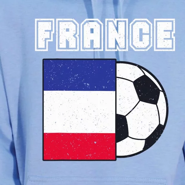 France Soccer Team Flag Unisex Surf Hoodie