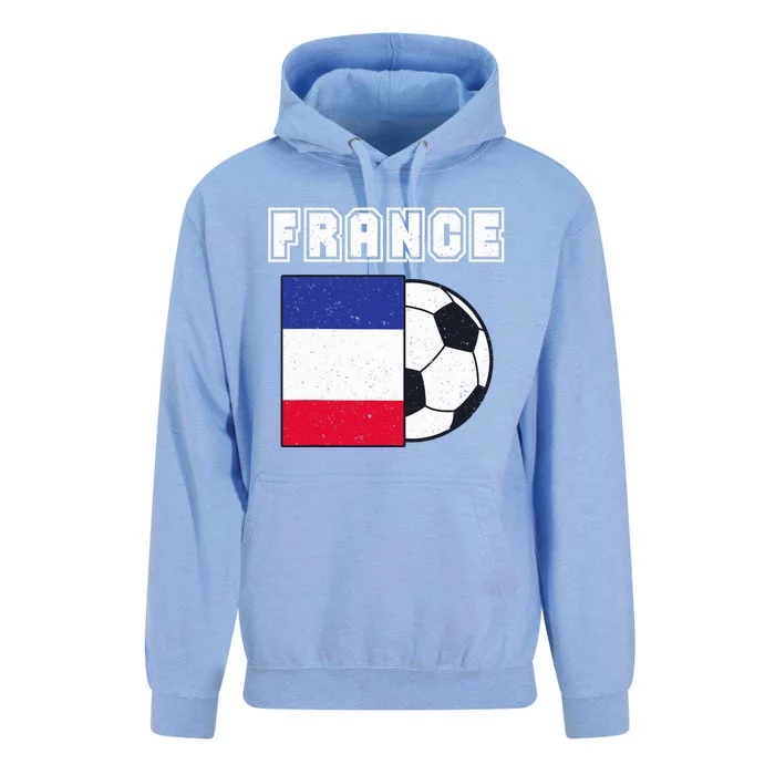 France Soccer Team Flag Unisex Surf Hoodie