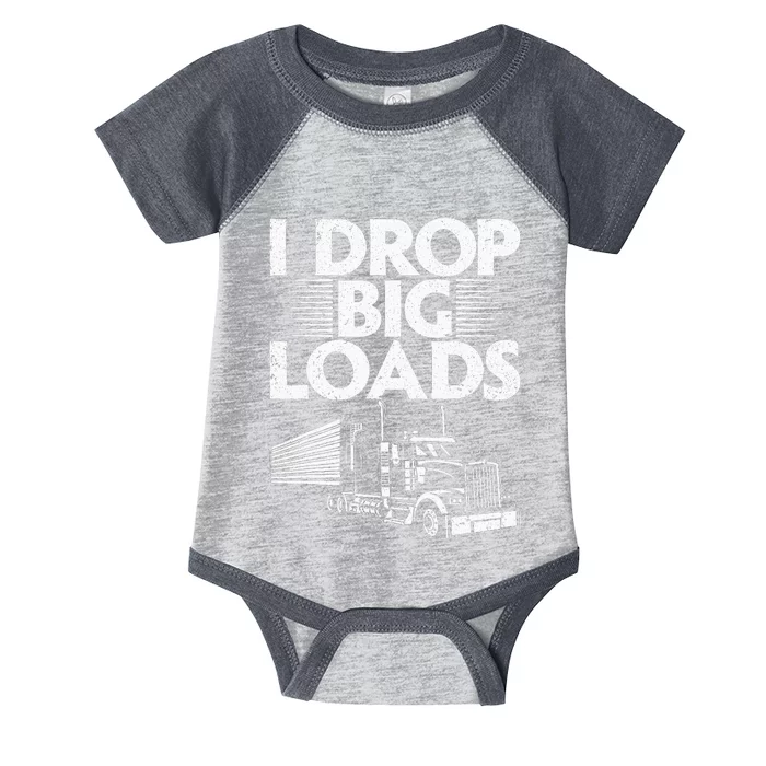 Funny Semi Truck Driver Humor Infant Baby Jersey Bodysuit