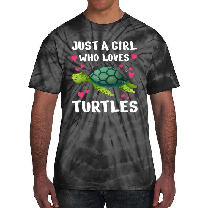 Funny Sea Turtle For Women Girl Turtle Lover Ocean Turtles Tie-Dye T-Shirt