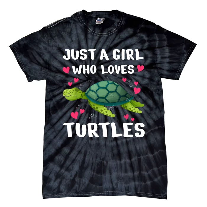 Funny Sea Turtle For Women Girl Turtle Lover Ocean Turtles Tie-Dye T-Shirt