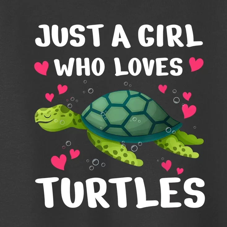 Funny Sea Turtle For Women Girl Turtle Lover Ocean Turtles Toddler T-Shirt