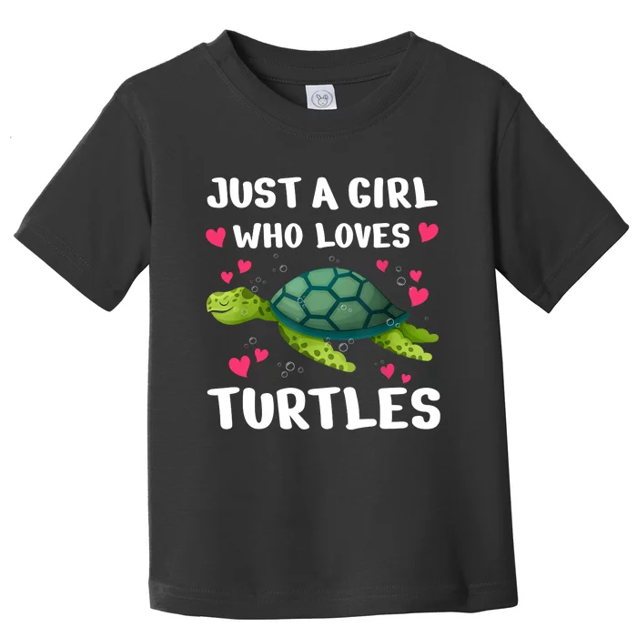 Funny Sea Turtle For Women Girl Turtle Lover Ocean Turtles Toddler T-Shirt