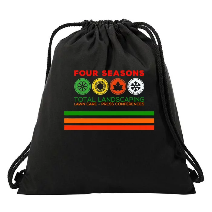 Four Season Total Landscaping Graphic Unisex S Drawstring Bag