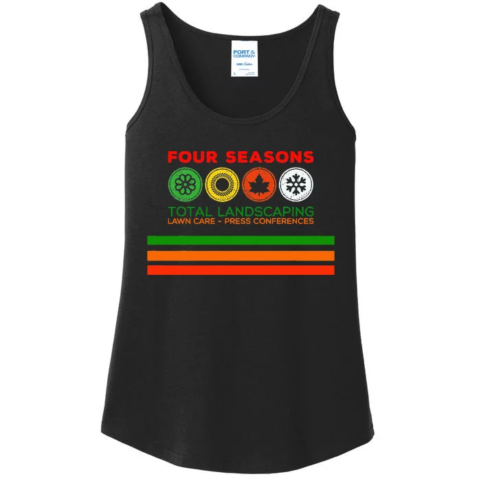 Four Season Total Landscaping Graphic Unisex S Ladies Essential Tank