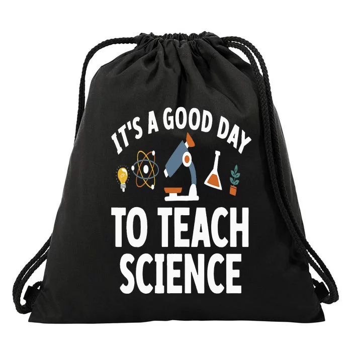 Funny Science Teacher Art For  Nerd Physics Teacher Drawstring Bag