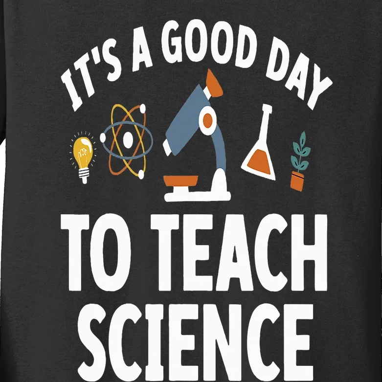 Funny Science Teacher Art For  Nerd Physics Teacher Kids Long Sleeve Shirt