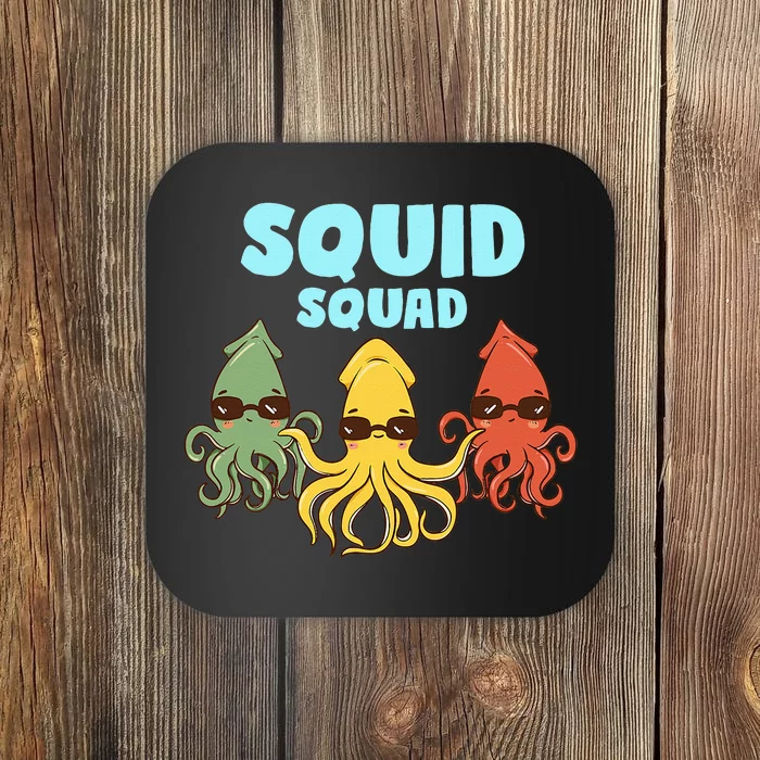 Funny Squid Tentacle Octopus Biologist Marine Biology Coaster