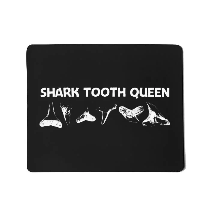 Funny Shark Teeth Design For Mom Animal Fossil Hunters Mousepad