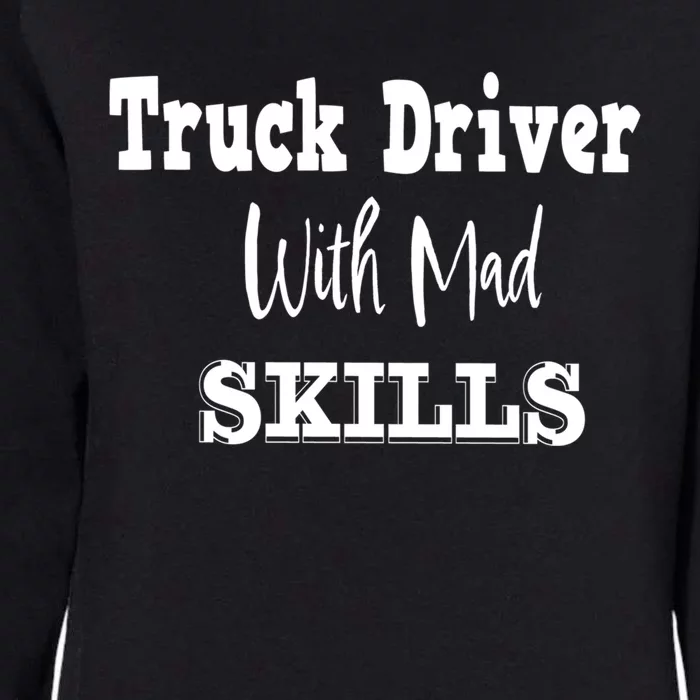 Funny Semi Trailer Diesel Trucker Big Rig Truck Driver Gift Womens California Wash Sweatshirt