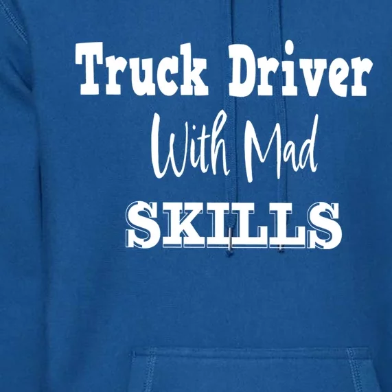 Funny Semi Trailer Diesel Trucker Big Rig Truck Driver Gift Premium Hoodie