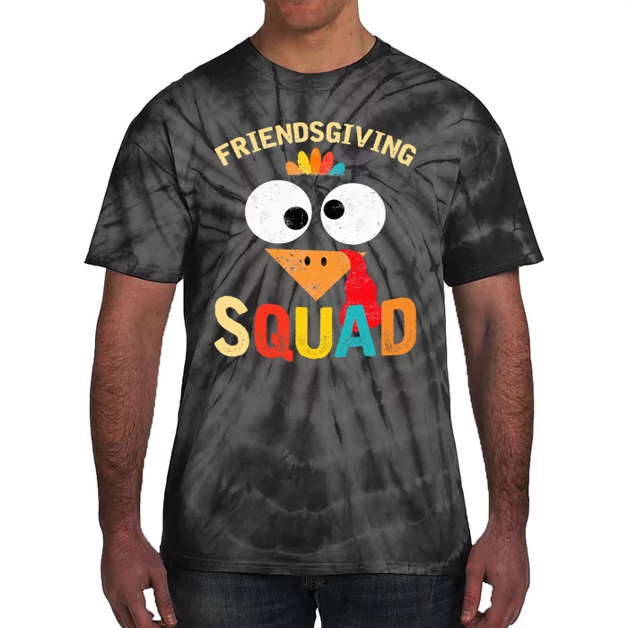 Friendsgiving Squad Thanksgiving Tie-Dye T-Shirt