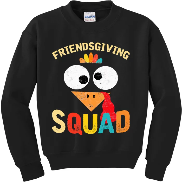 Friendsgiving Squad Thanksgiving Kids Sweatshirt