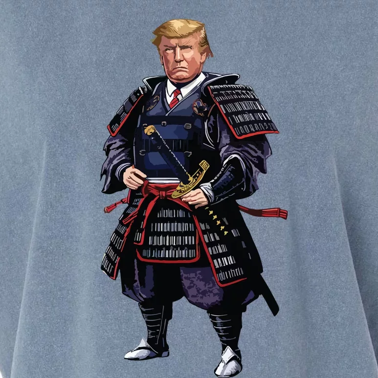 Funny Samurai Trump Warrior Garment-Dyed Women's Muscle Tee