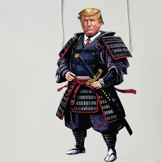 Funny Samurai Trump Warrior Performance Fleece Hoodie